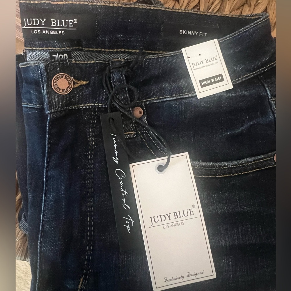 Judy Blue Women's Skinny Fit Jeans - Dark Blue